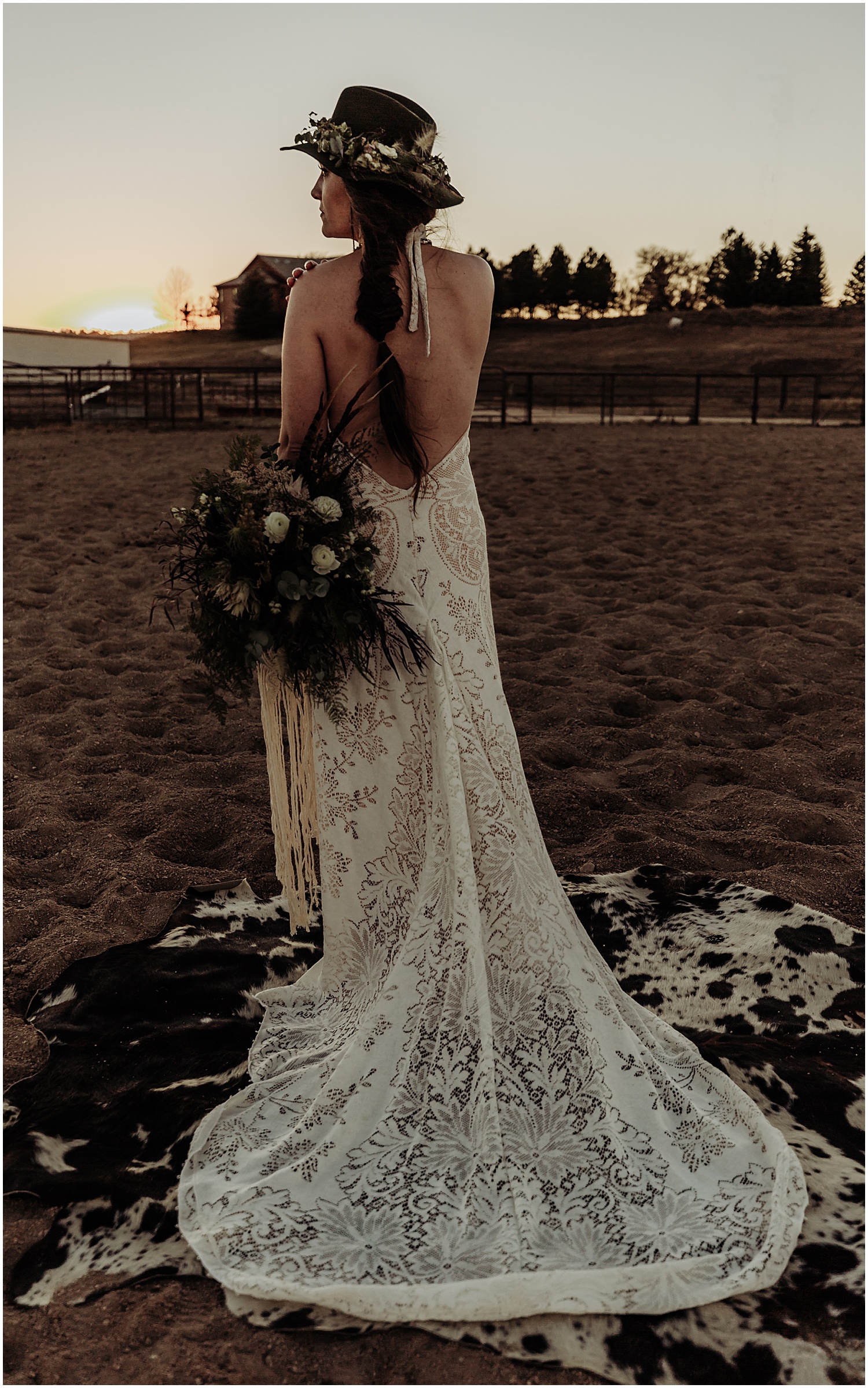 western inspired wedding dresses