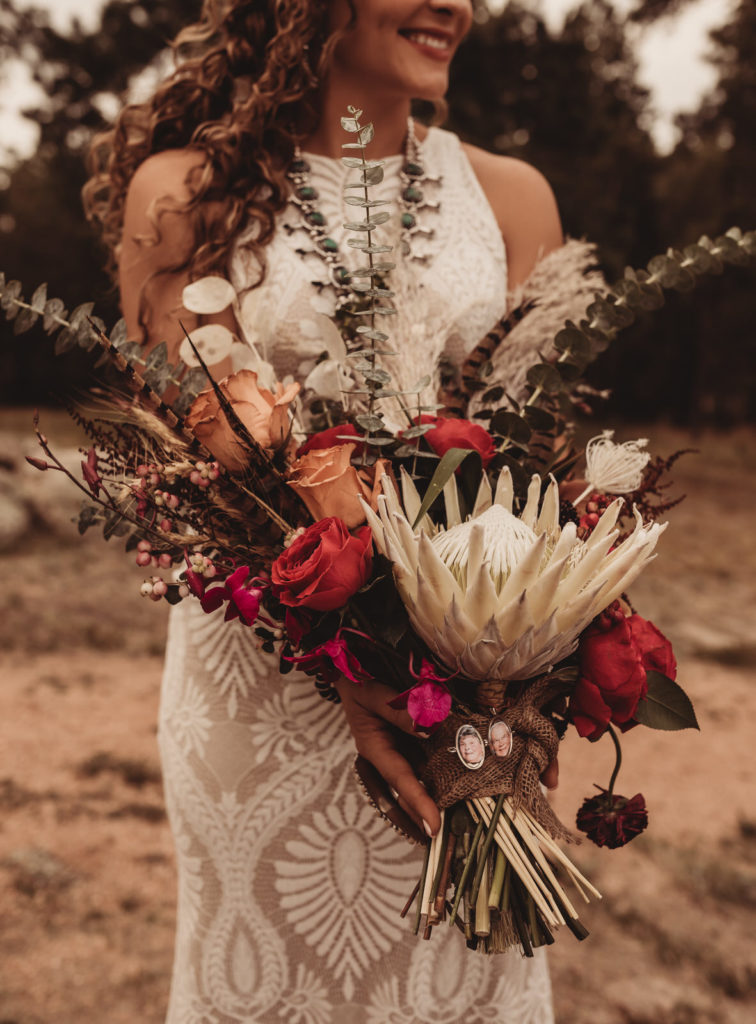 rustic wedding florals